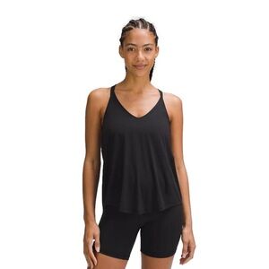 Lululemon Athletica Modal-Silk Yoga Tank Top in Black